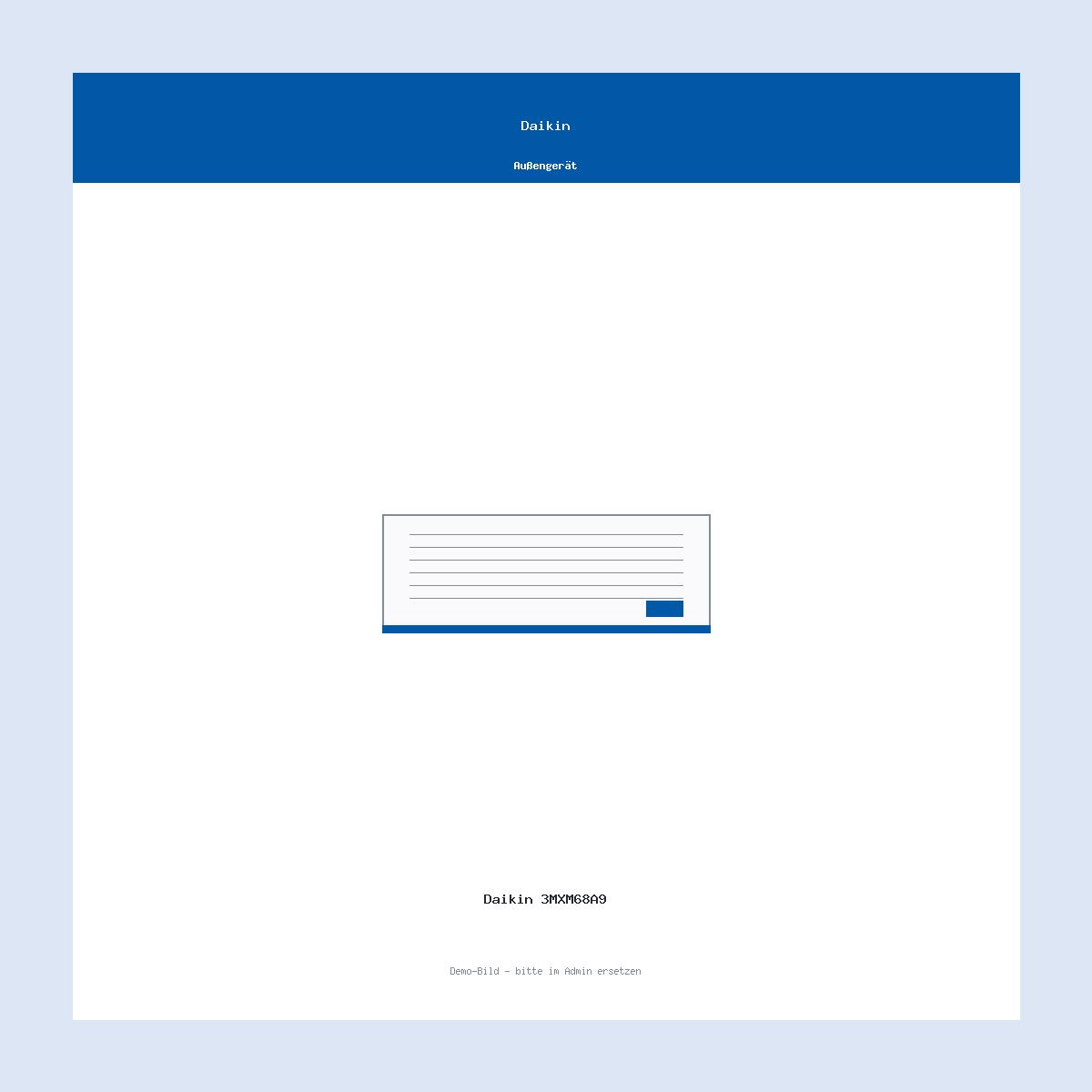 Daikin 3MXM68A9 (3-Raum) — Ansicht 1