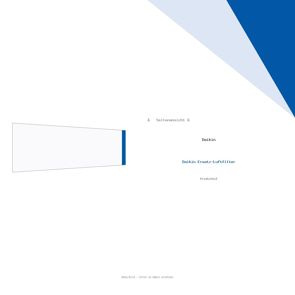 Daikin Ersatz-Luftfilter (Set) — Ansicht 2