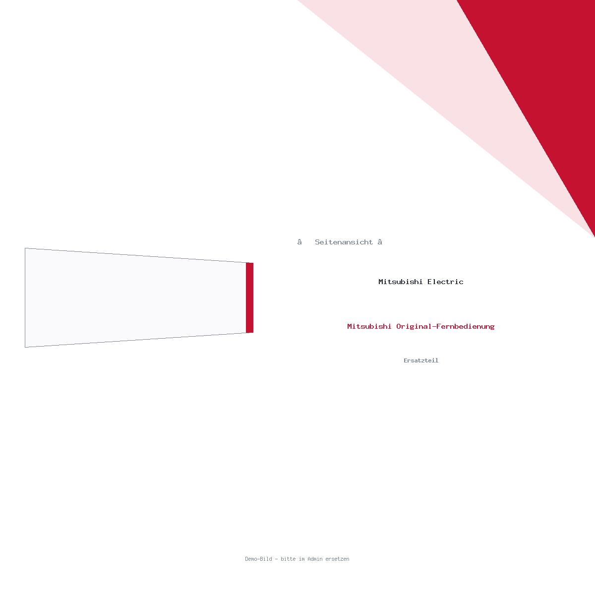 Mitsubishi Original-Fernbedienung — Ansicht 2